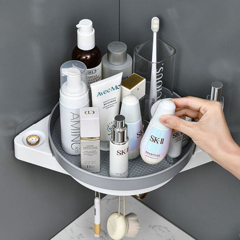 Premium 360° Rotating Wall Hanging Corner Shelf