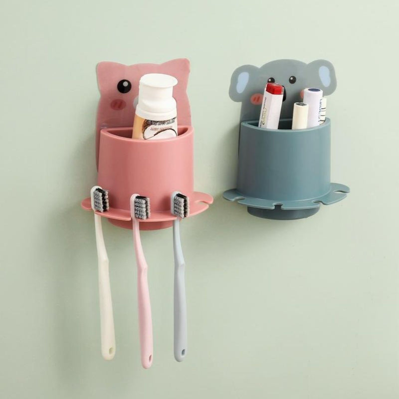 Space-Saving Wall Mounted Toothpaste Holder