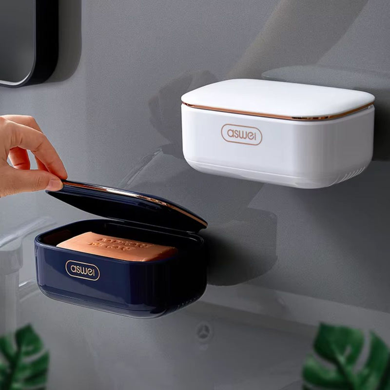 Draining Wall Mounted Soap Dish Holder