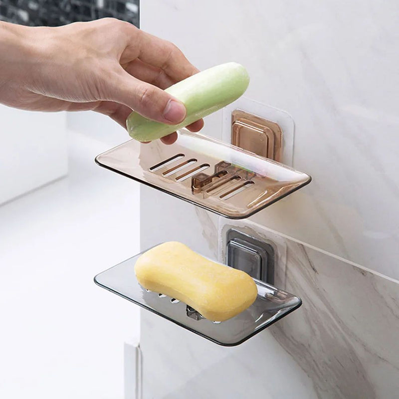 Self-Draining Wall Mounted Soap Tray