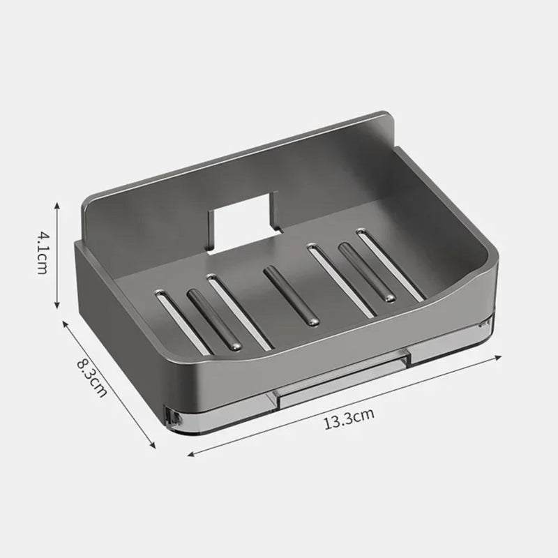 Leak-Proof Wall Soap Holder with Drain