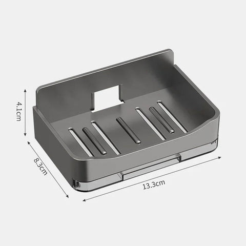 Leak-Proof Wall Soap Holder with Drain