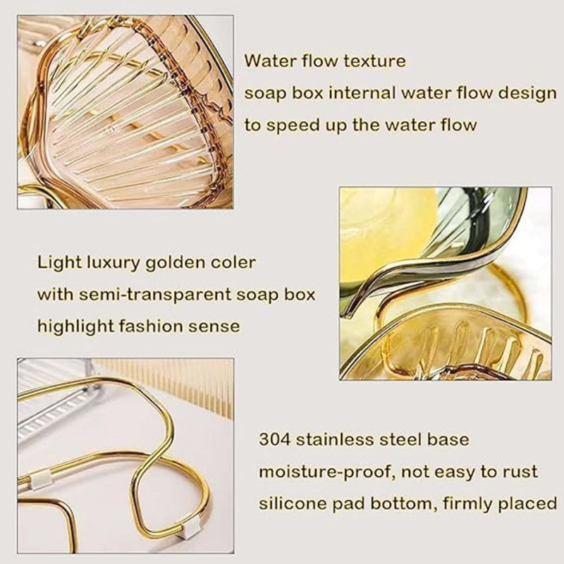 Modern Waterfall Soap Dish Tray