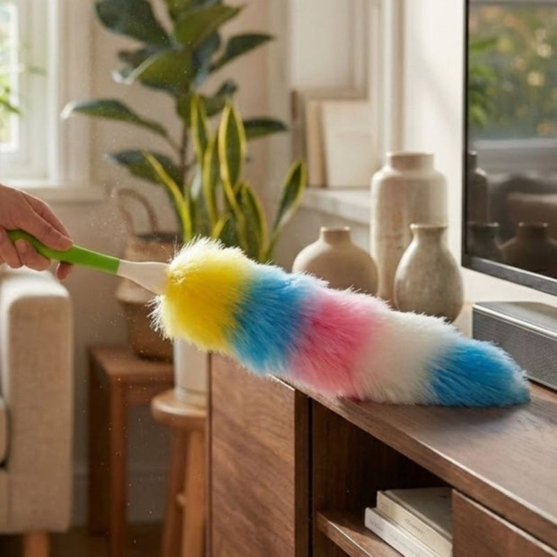 Retractable Dust Cleaner with Cover