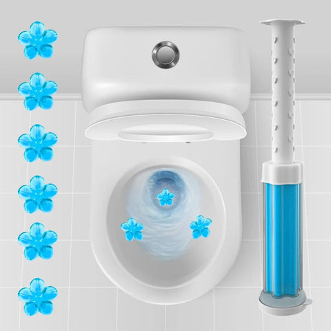 Toilet Cleaner Gel Flower Stamp