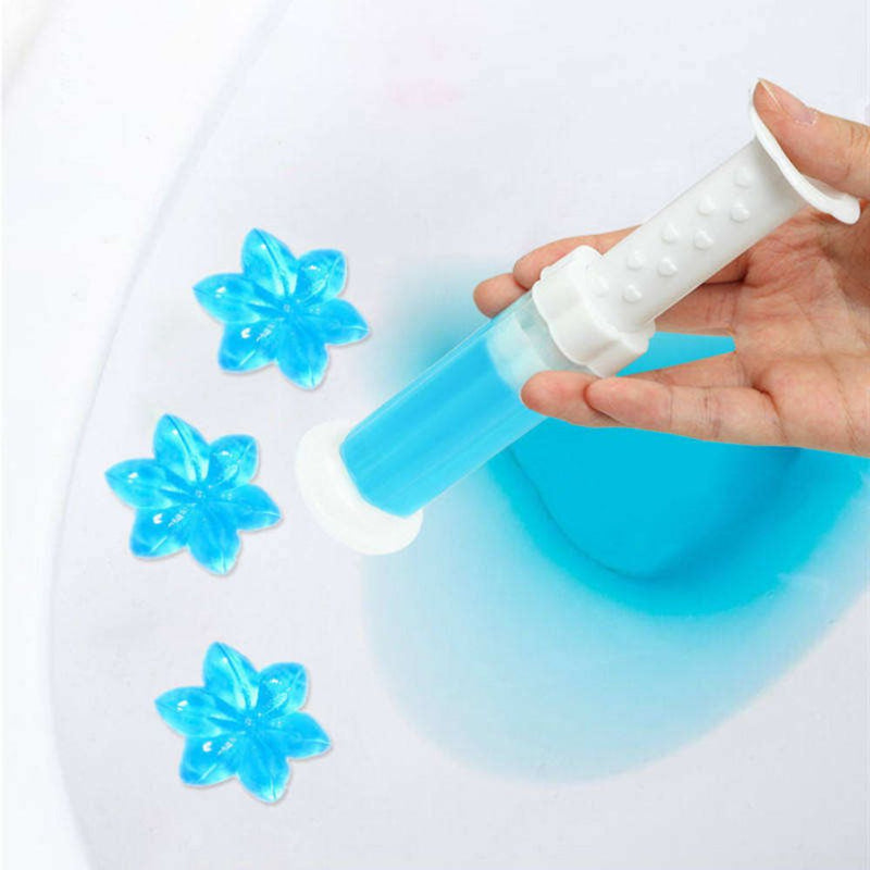 Toilet Cleaner Gel Flower Stamp