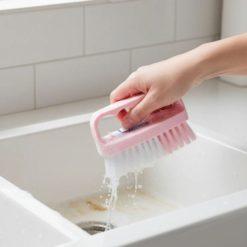Mini Cleaning Brush with Handle