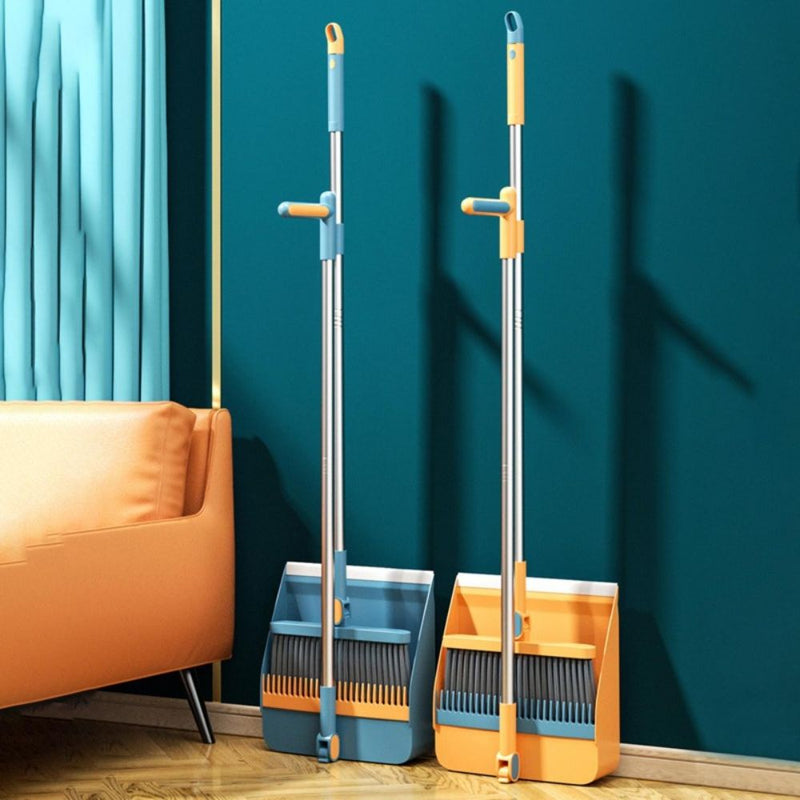 Long Handle Dustpan & Broom Set
