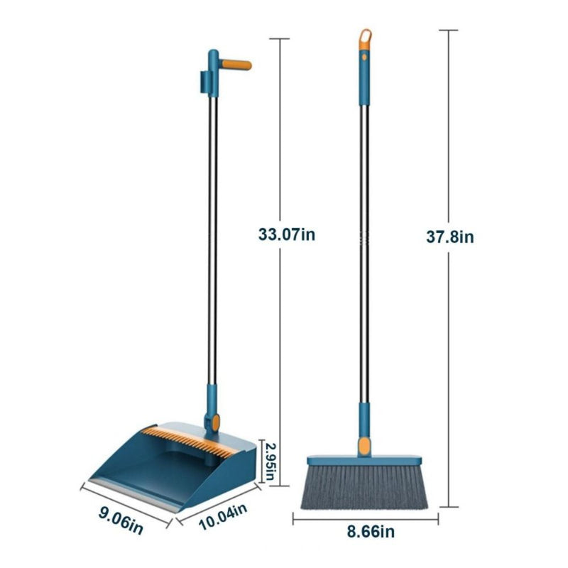 Long Handle Dustpan & Broom Set