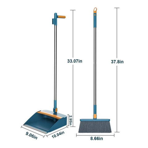 Long Handle Dustpan & Broom Set