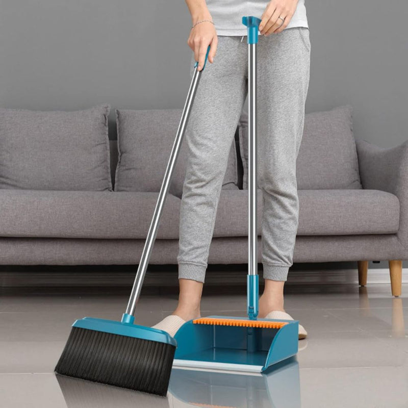 Long Handle Dustpan & Broom Set