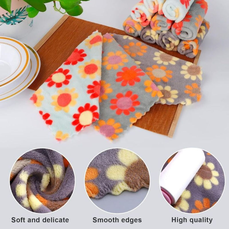 Printed Pack of 5 Microfiber Towels