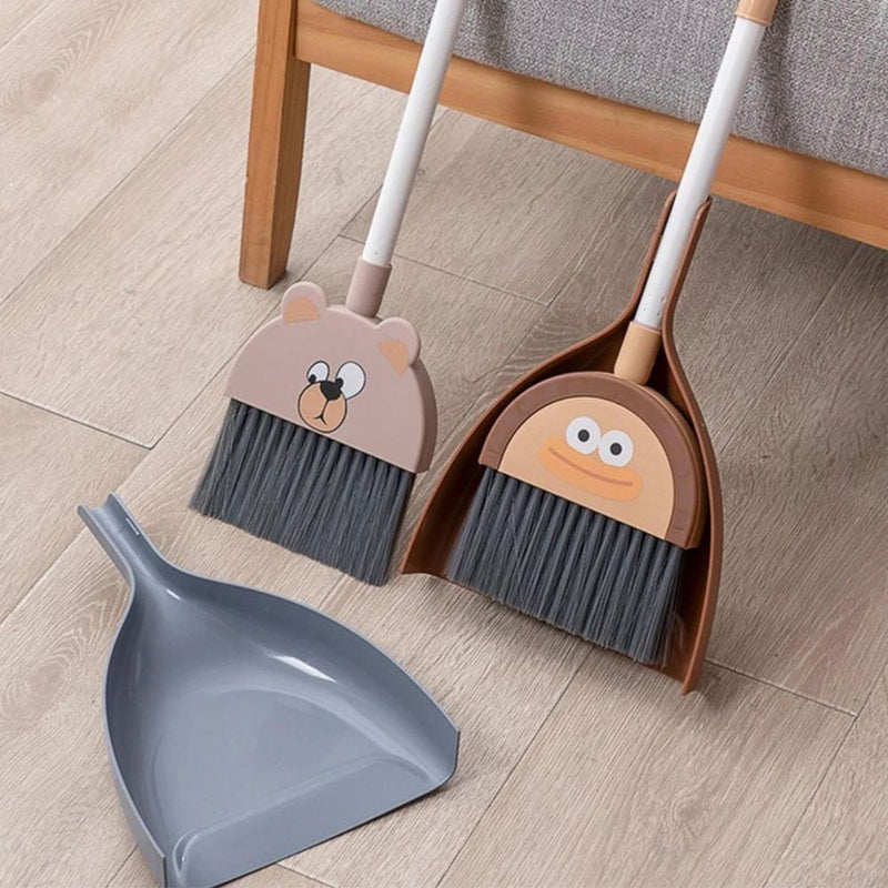 Mini Broom with Dustpan for Kids