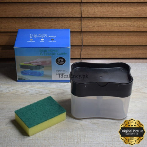 Push Sponge Soap Dispenser