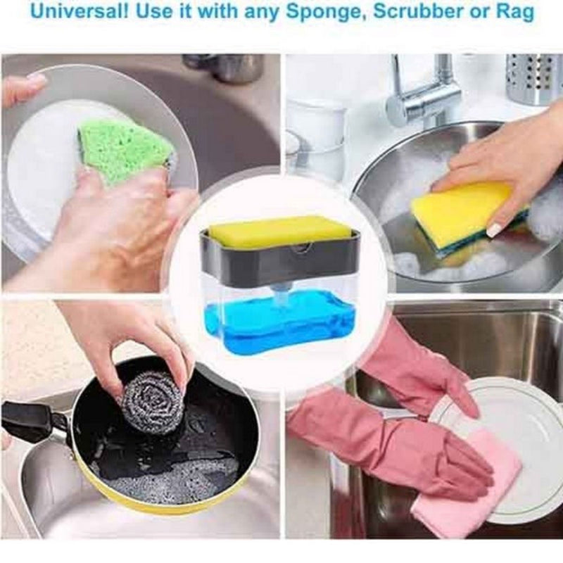 Push Sponge Soap Dispenser
