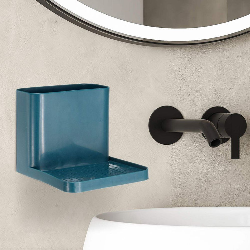 Premium Bathroom Wall Shelf Adhesive Mount Space-Saving Organizer