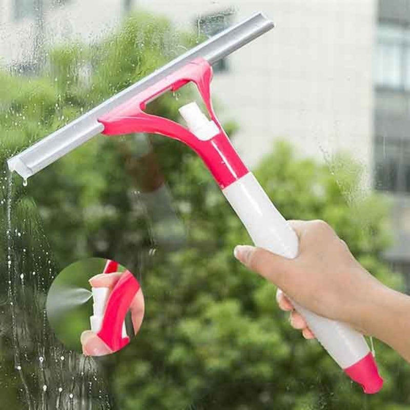 Window Wiper with Built-In Spray