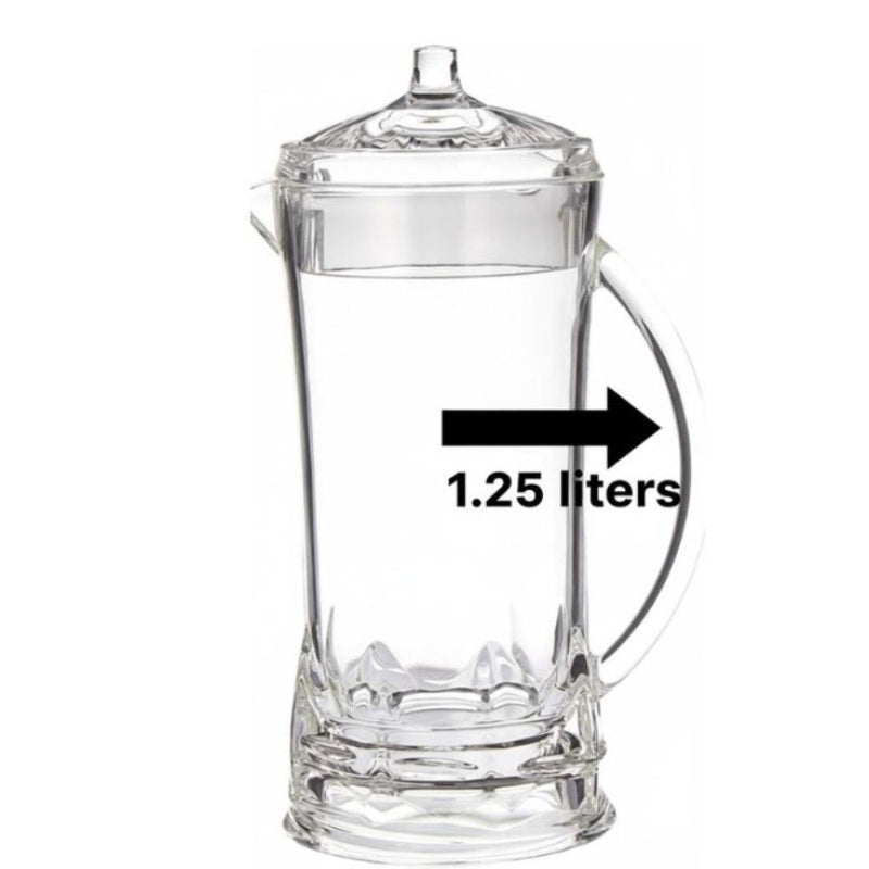 1.25 Litre Bamboo Acrylic Jug