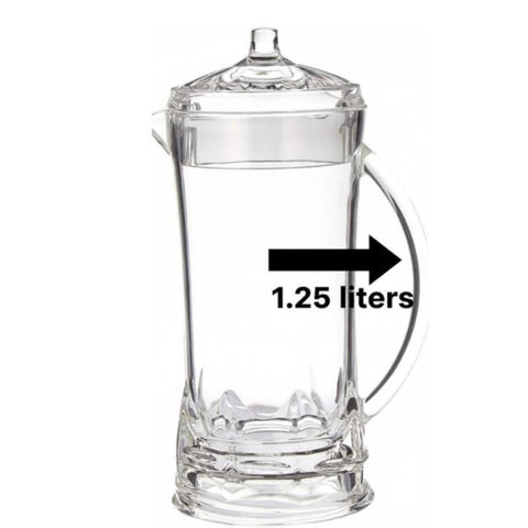 1.25 Litre Bamboo Acrylic Jug