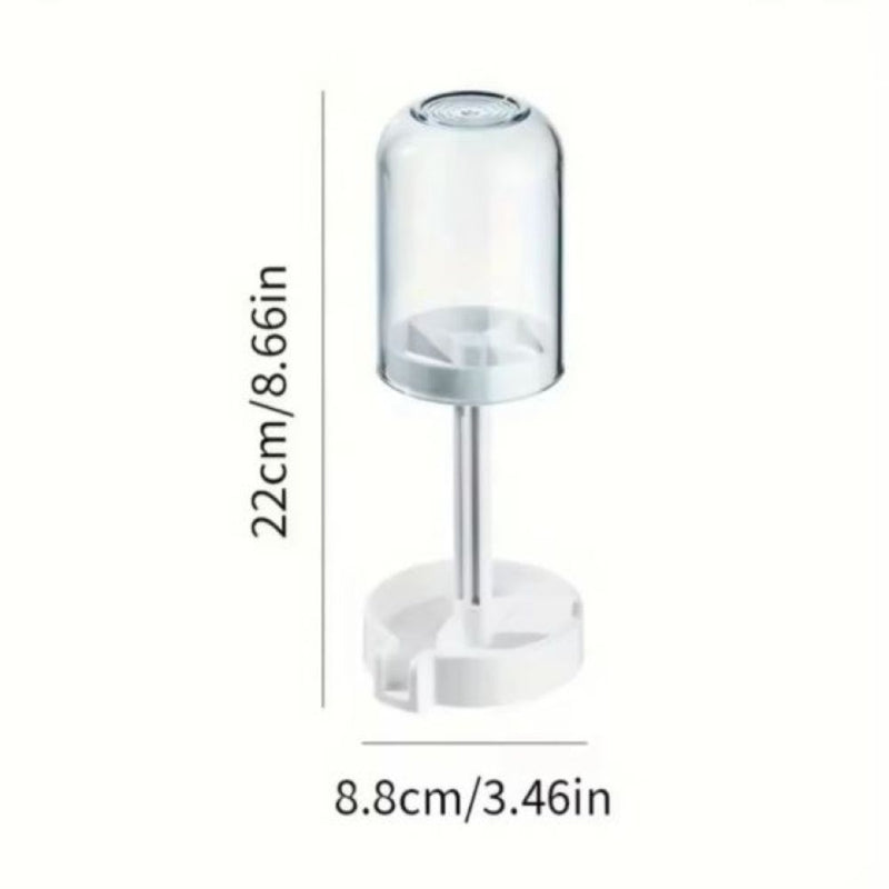 Cute Bear Toothbrush Holder with Wall-Mounted Cup Organizer