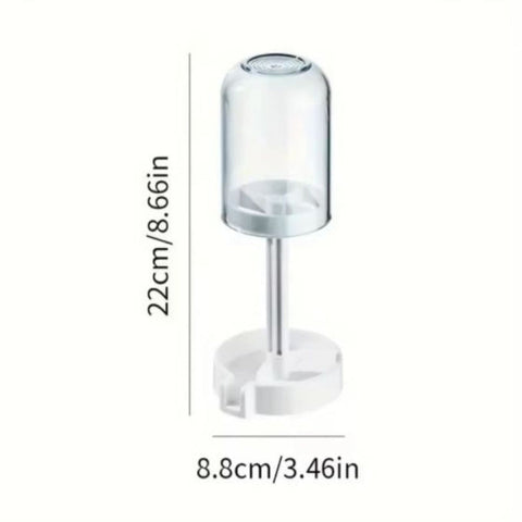 Cute Bear Toothbrush Holder with Wall-Mounted Cup Organizer
