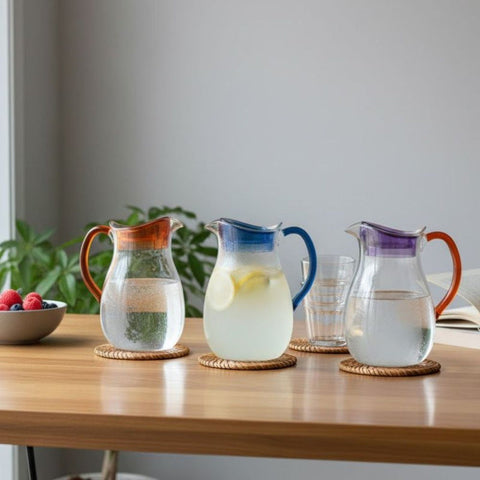 1 Litre Acrylic Jug with Lid