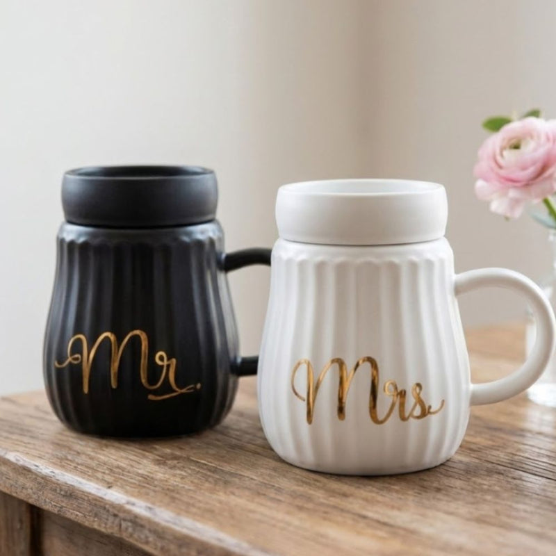350ml Ceramic Mug with Lid