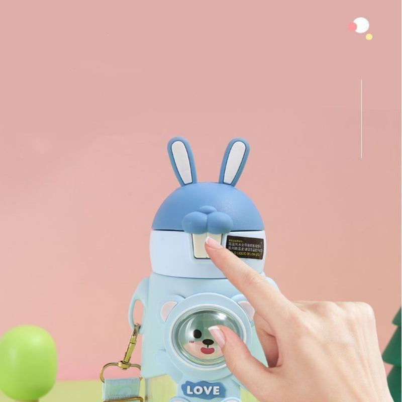 Cute Rabbit Water Bottle Sealed