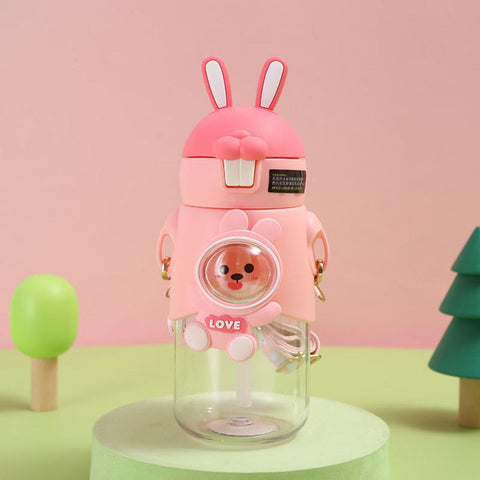 Cute Rabbit Water Bottle Sealed