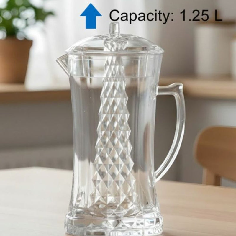 1.25 Litre Diamond Acrylic Jug