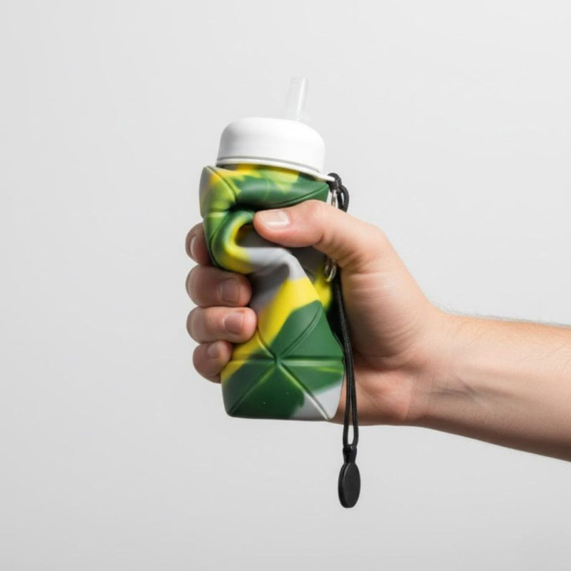 600ml Foldable Silicone Water Bottle