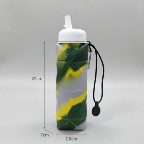 600ml Foldable Silicone Water Bottle