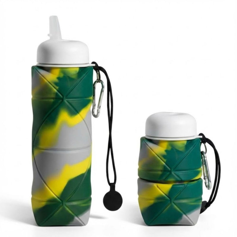 600ml Foldable Silicone Water Bottle
