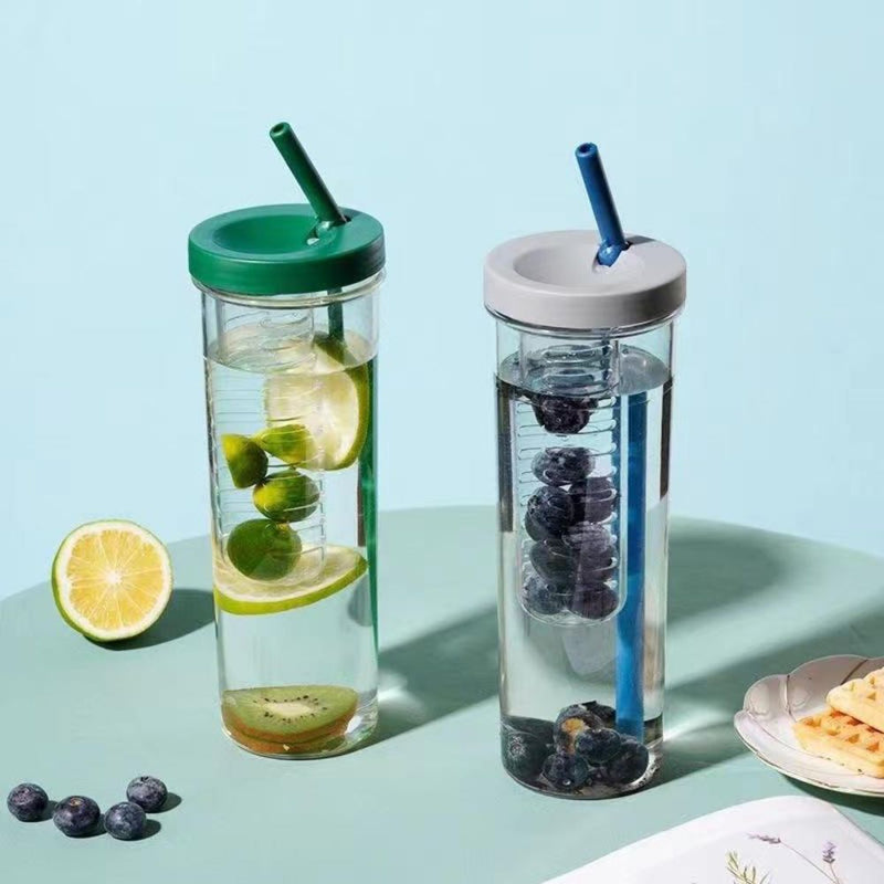 Fruit Infuser Acrylic Water Bottle
