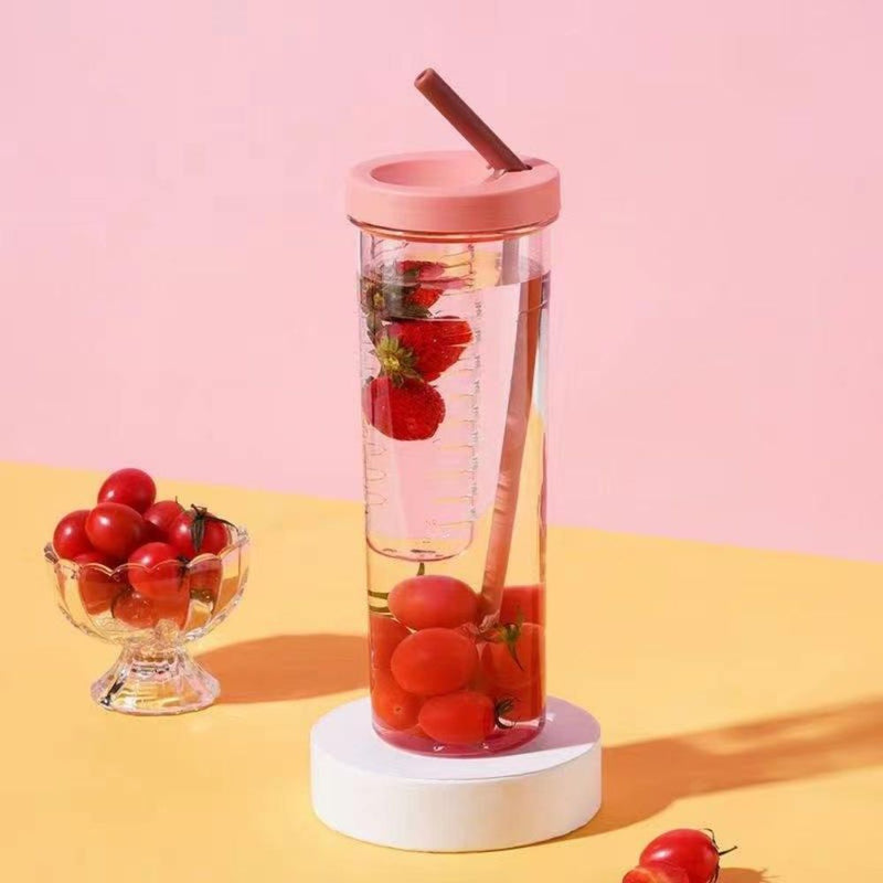 Fruit Infuser Acrylic Water Bottle