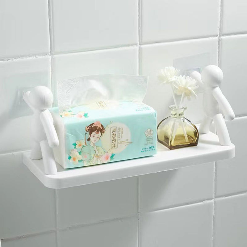 Premium Corner Adhesive Shelf Wall-Mounted Bathroom Organizer