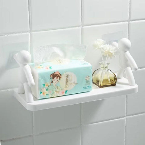 Premium Corner Adhesive Shelf Wall-Mounted Bathroom Organizer