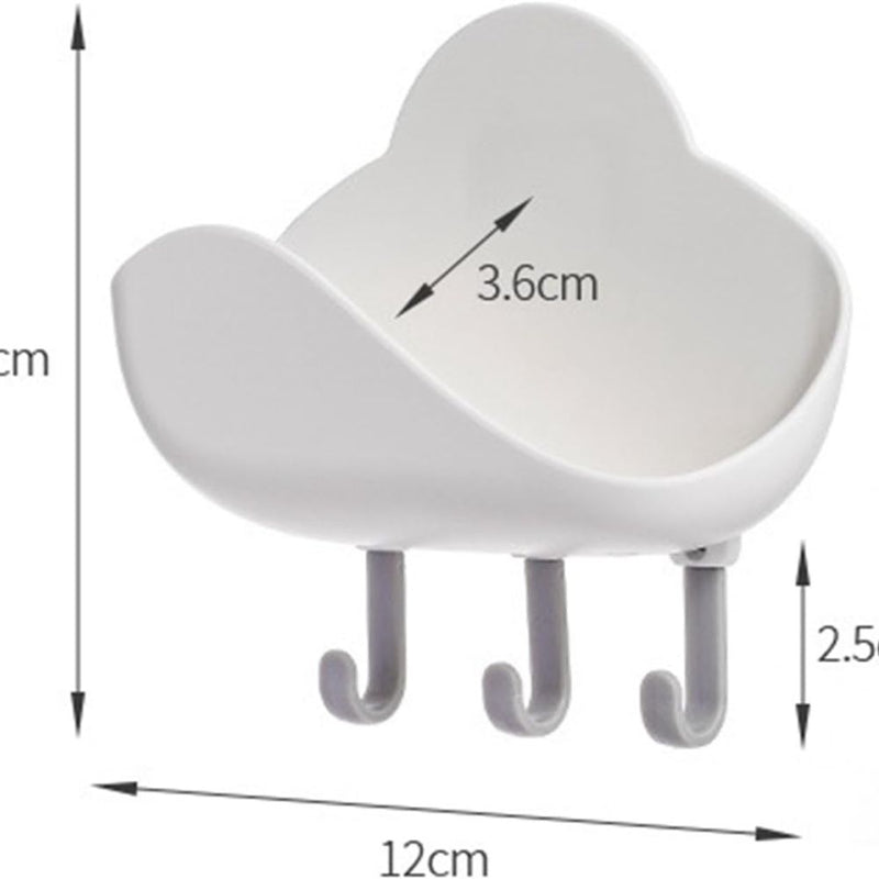Premium Corner Adhesive Bathroom Shelf Wall-Mounted Organizer