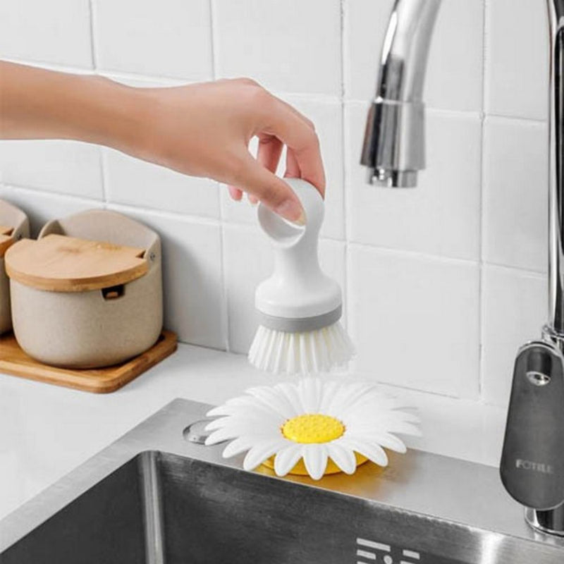 Detachable Brush Holder for Easy Brush Storage Bathroom Organizer