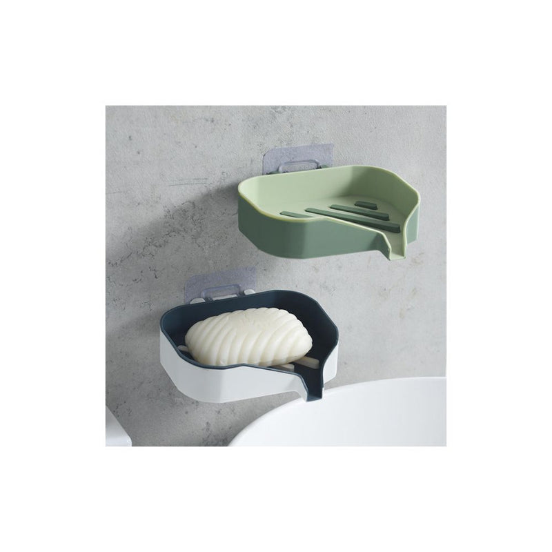 Flower-Shaped Soap Drain Dish Bathroom Organizer