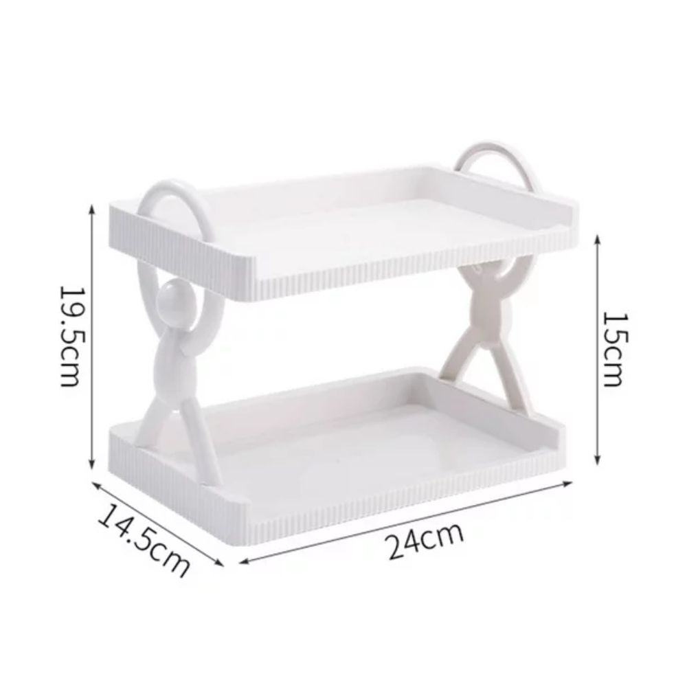 Premium 2-Tier Wall Hanging Shelf