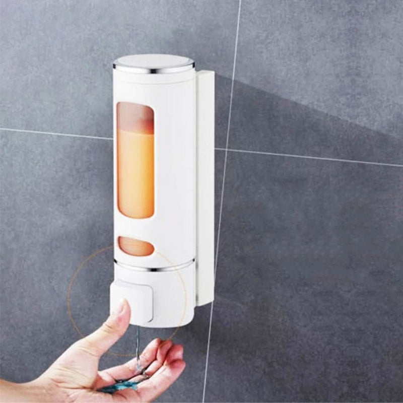 2‑in‑1 Liquid Soap Dispenser with Pump & Sponge Holder