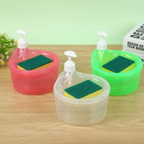 Wall‑Mounted 350 ml Manual Soap Dispenser – Bathroom & Kitchen Organizer