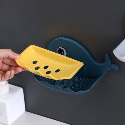 Premium Metal Wall‑Mounted Soap Dish Holder Rustproof Bathroom Organizer