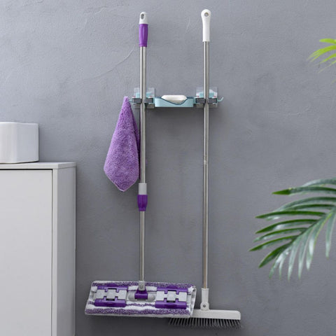 Premium 3-in-1 Broom Holder Organizer