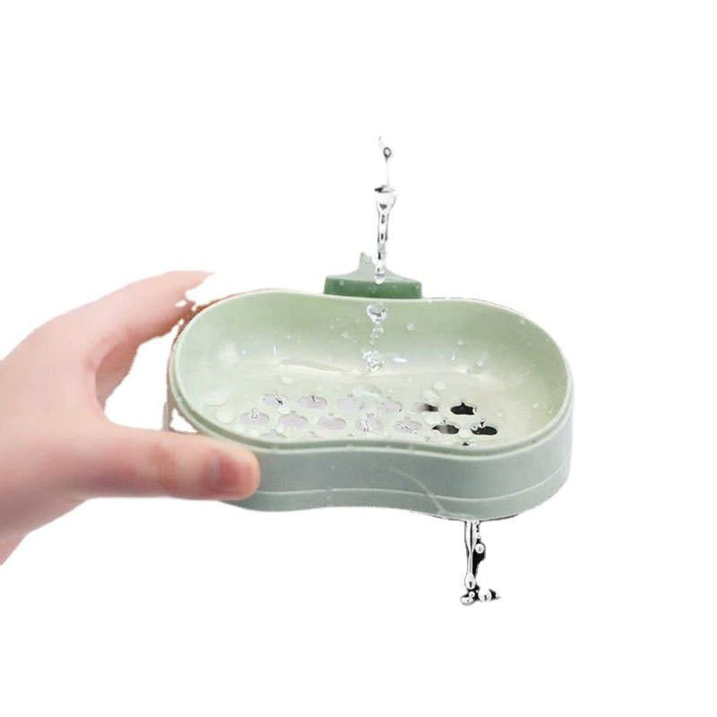 Premium Self Adhesive Soap Rack Sponge Holder