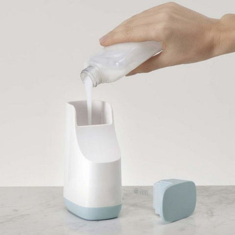 Premium 2‑in‑1 Soap & Detergent Dispenser with Sponge Holder