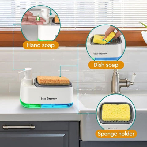 Premium Wall‑Mounted Dual Slot Soap Dish