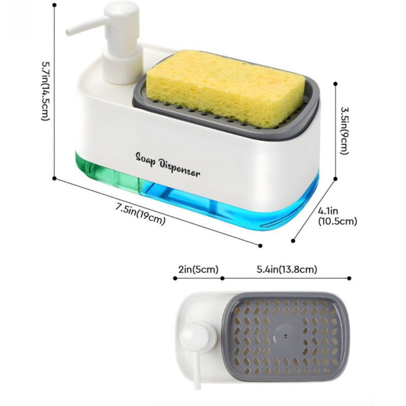 Premium Wall‑Mounted Dual Slot Soap Dish
