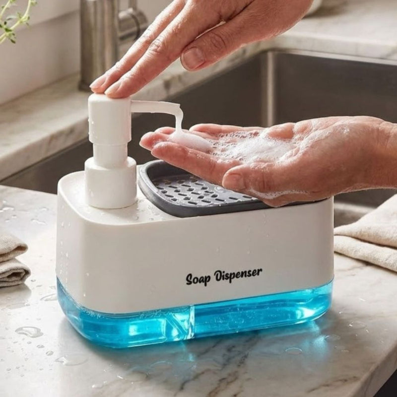 Premium Wall‑Mounted Dual Slot Soap Dish